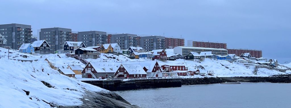 Nuuk mit Blick Richtung Grönländisches Nationalmuseum